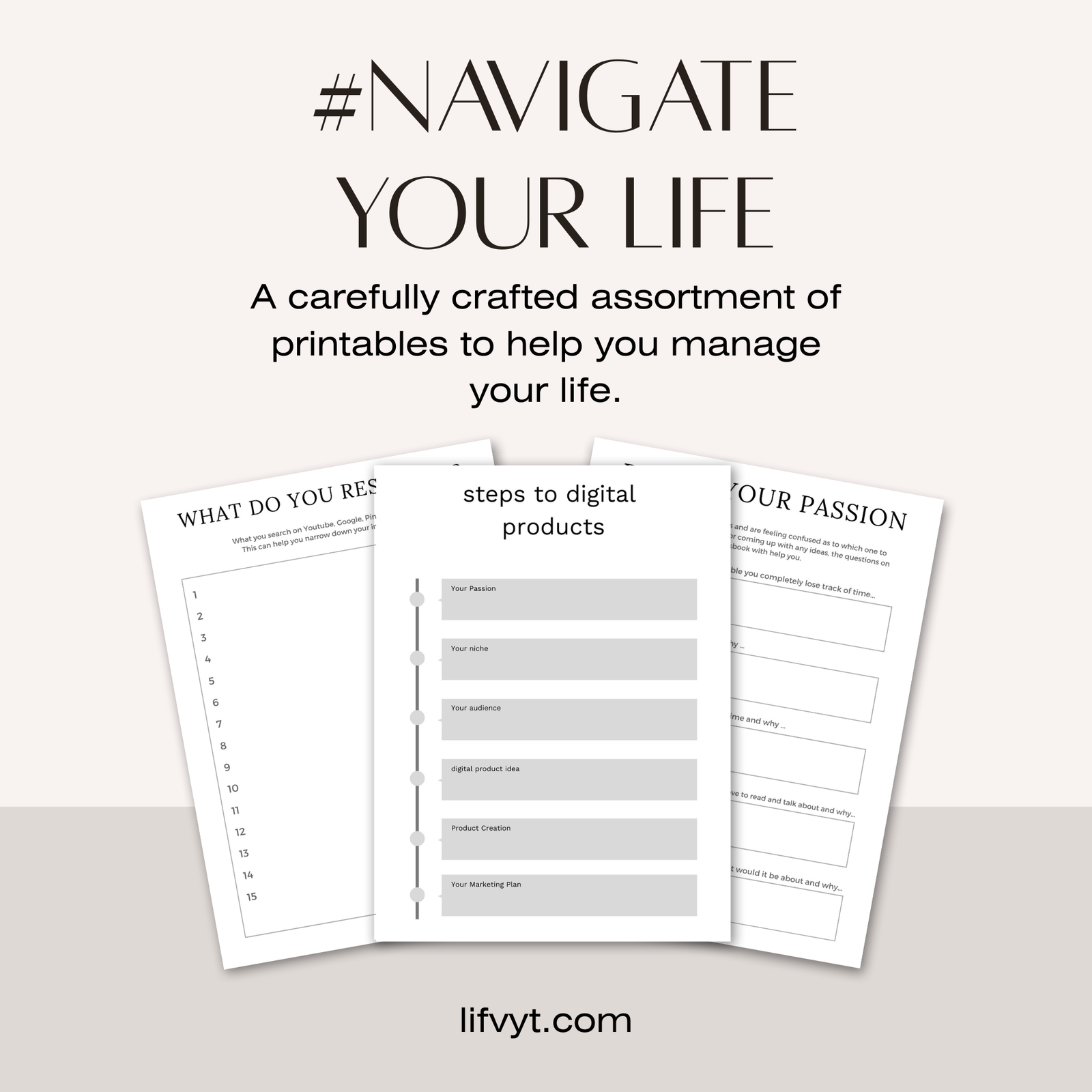 Digital Product Planner