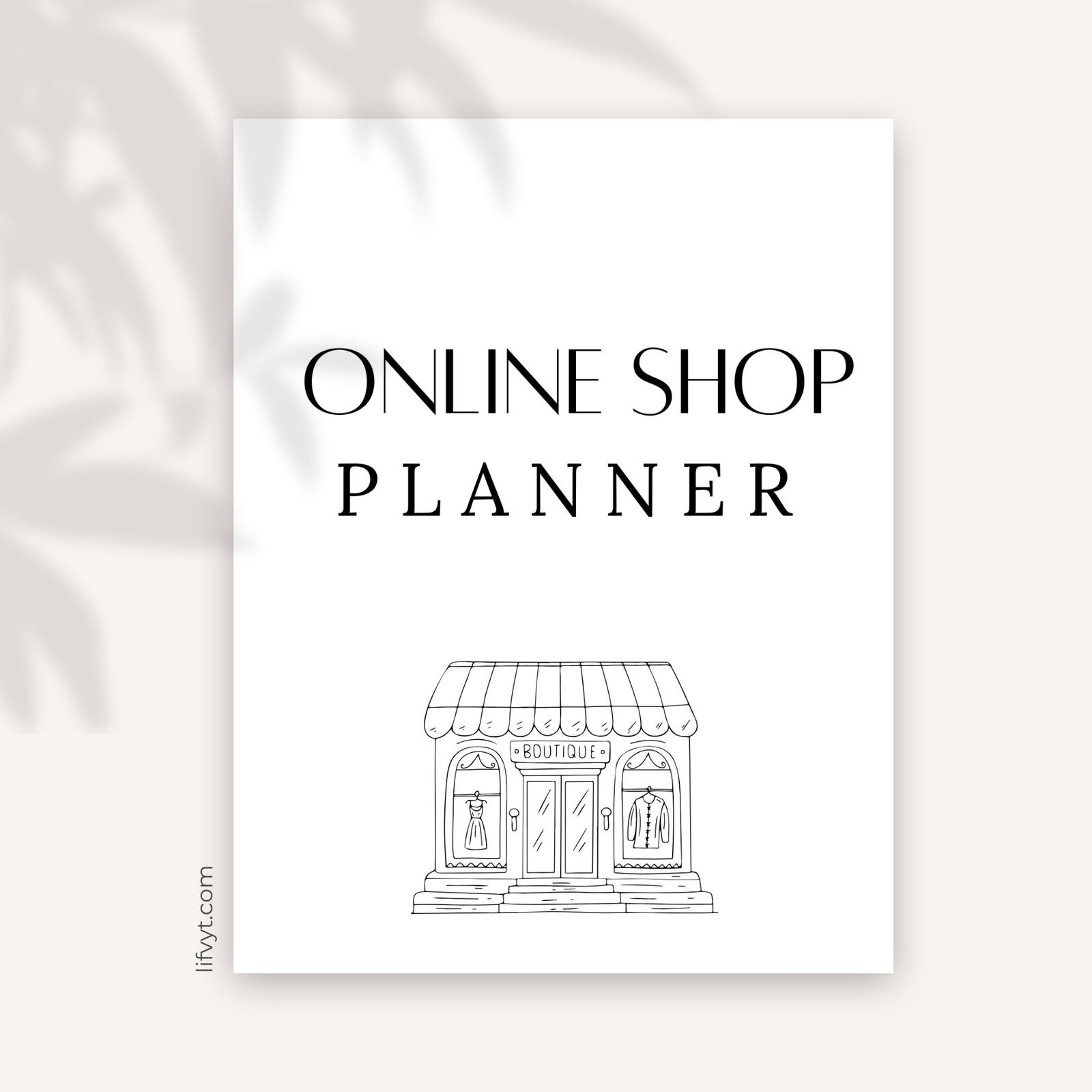Online Shop Planner
