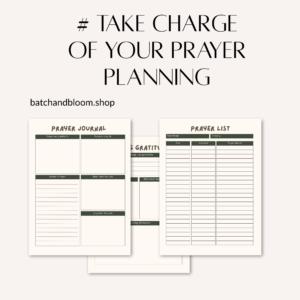 Prayer Journal | Printable PDF + iPad Digital Journal