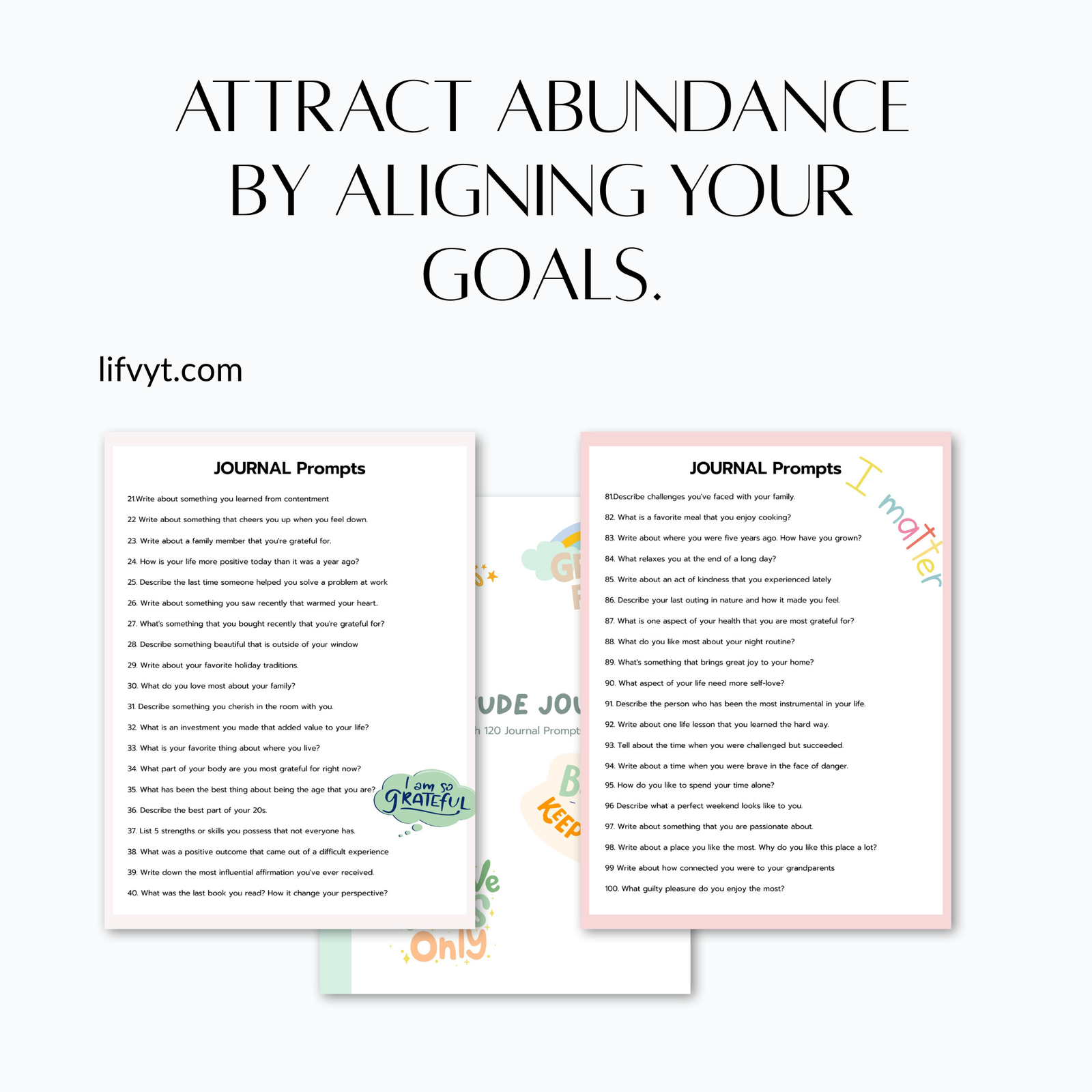 Gratitude Journal With Prompts