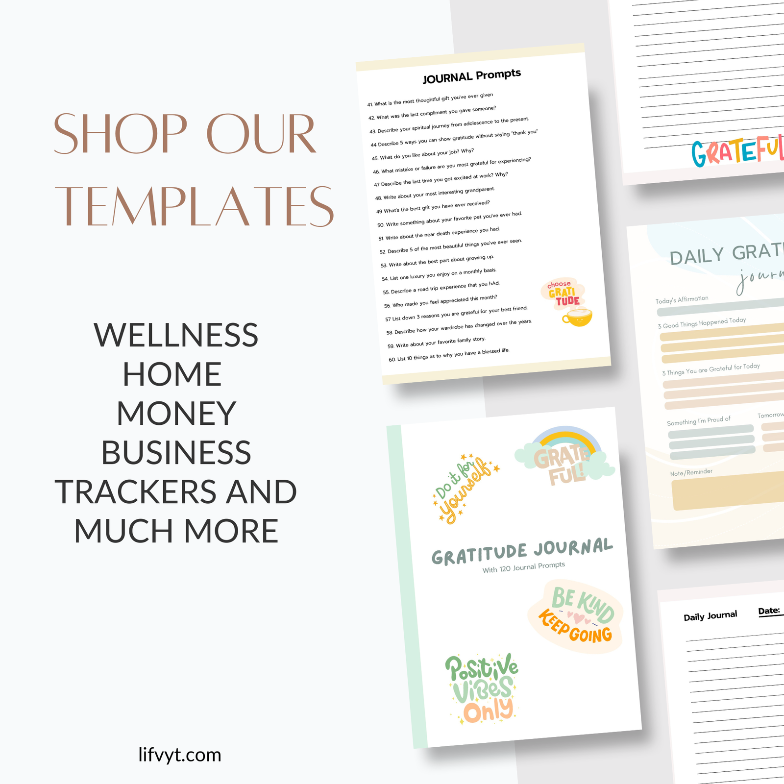 Gratitude Journal With Prompts