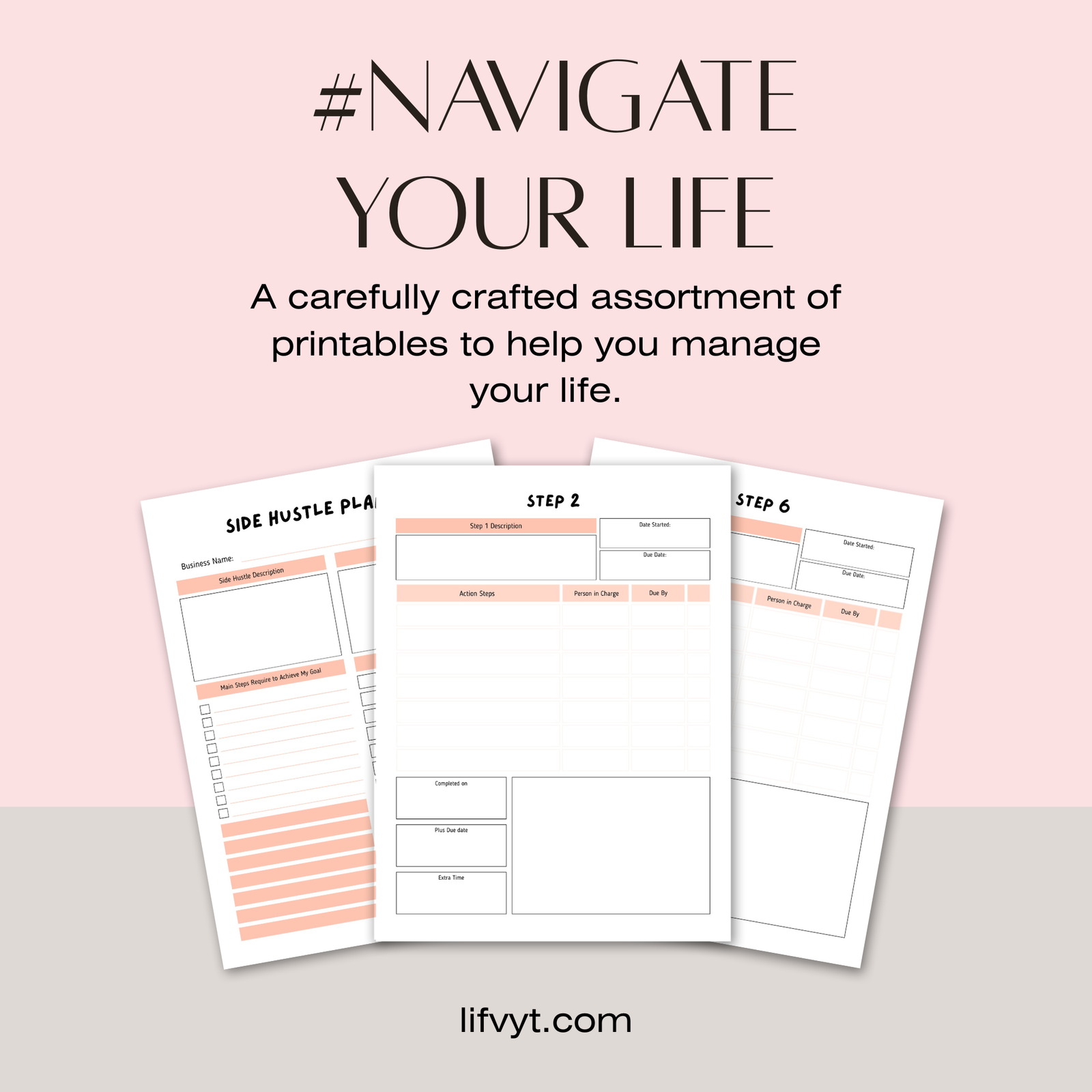 Side Hustle Planner | Printable PDF - Image 3