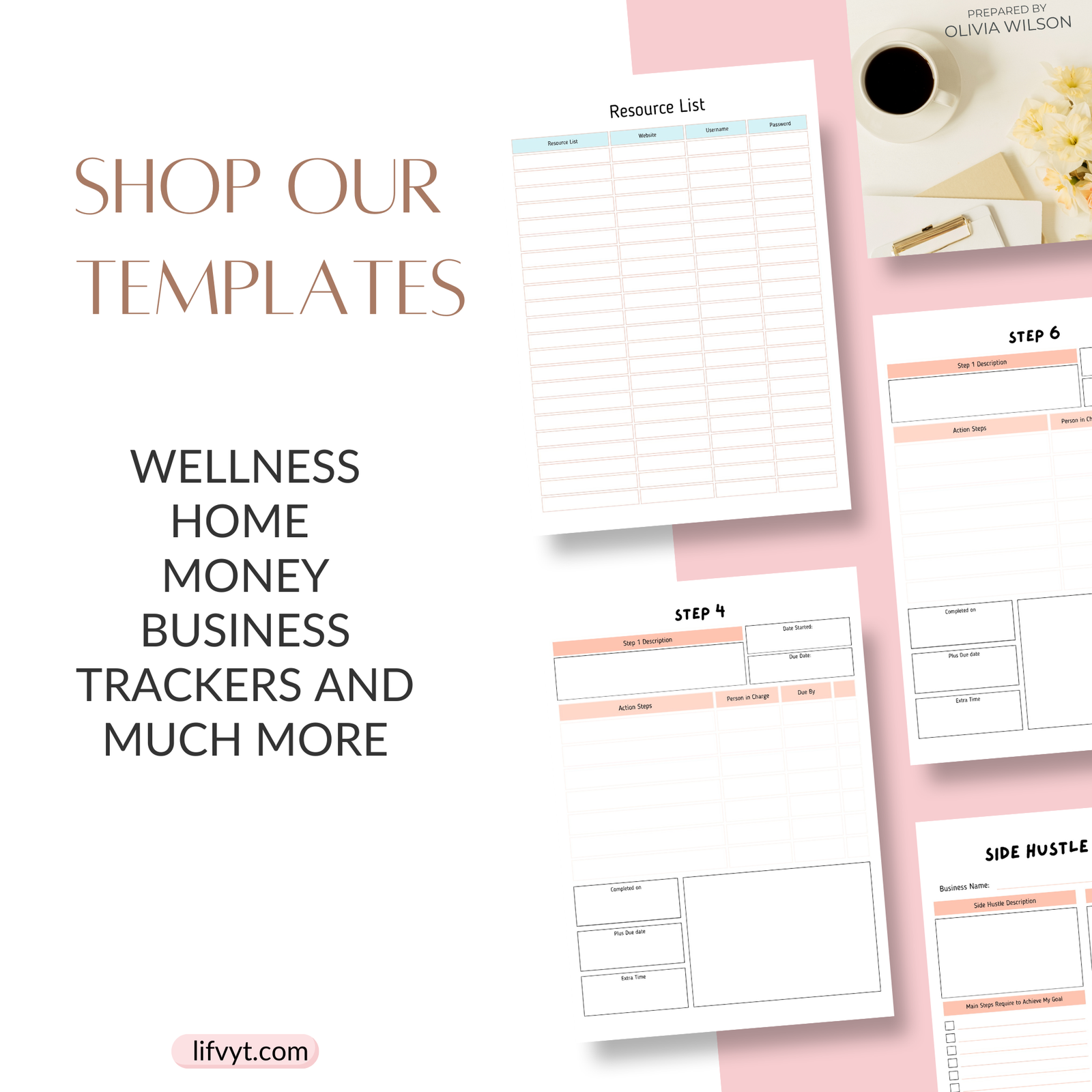 Side Hustle Planner | Printable PDF - Image 6