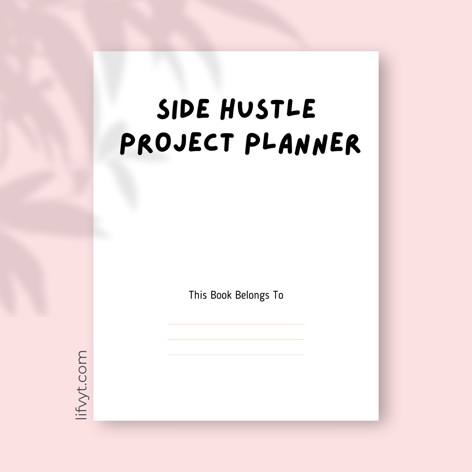 Side Hustle Planner | Printable PDF
