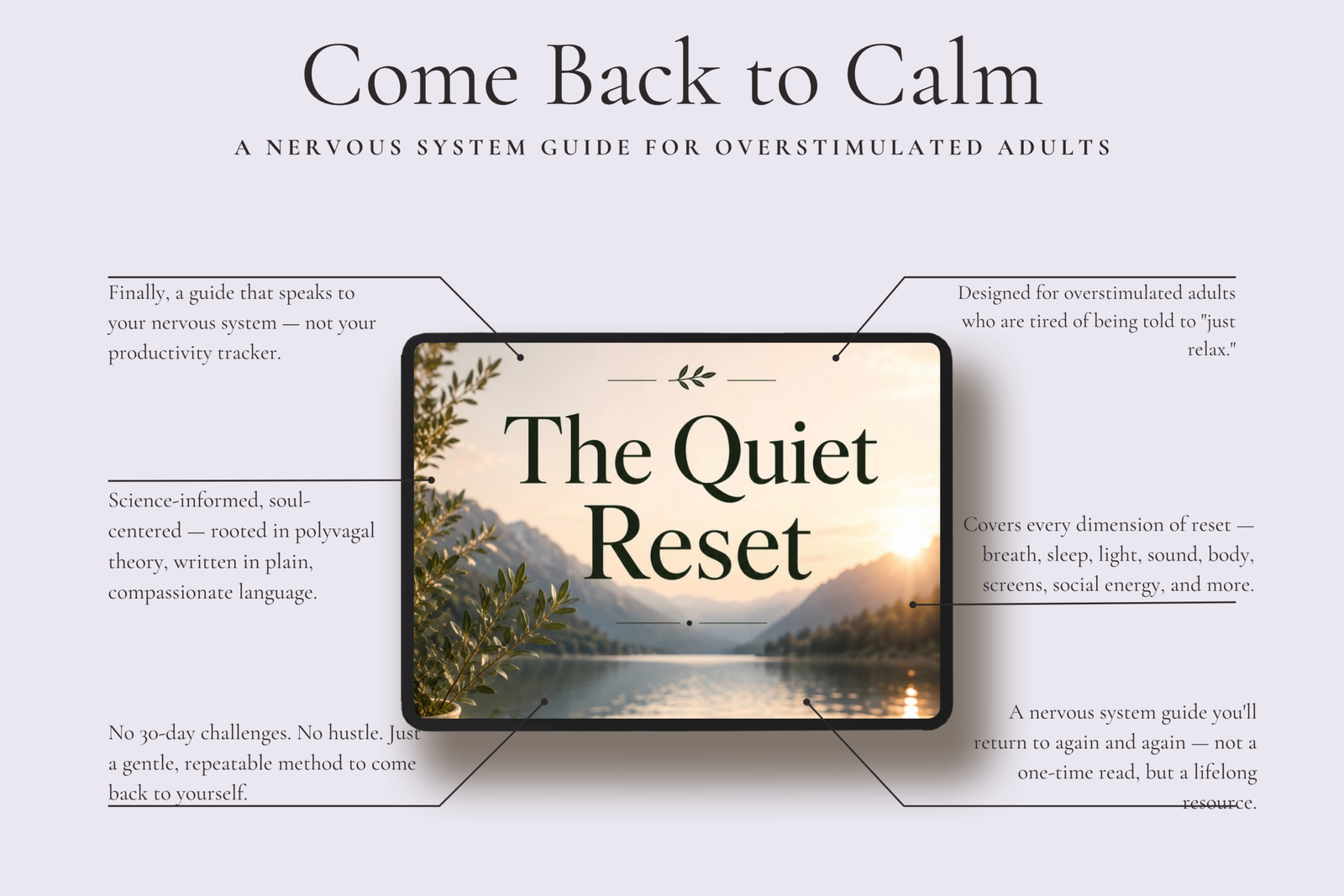 Quiet Reset Guide | Calm Overstimulation & Sensory Overload - Image 2