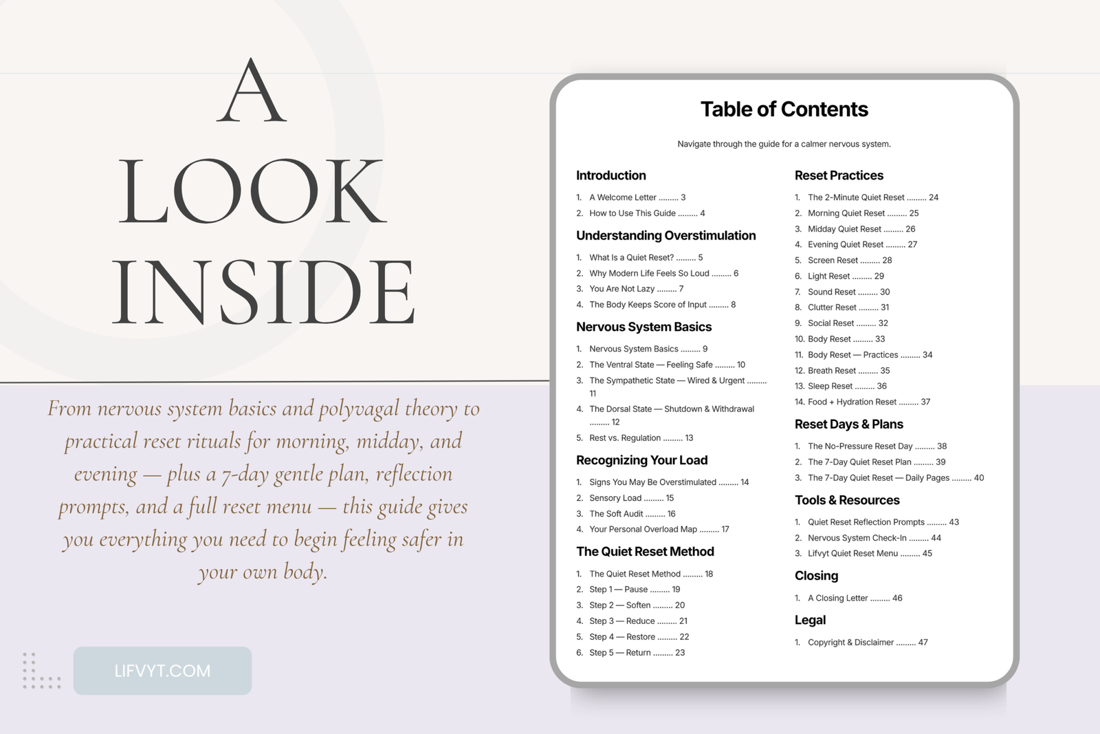 Quiet Reset Guide | Calm Overstimulation & Sensory Overload - Image 7