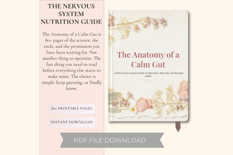 Nervous System Digestion Guide for a calm gut cover
