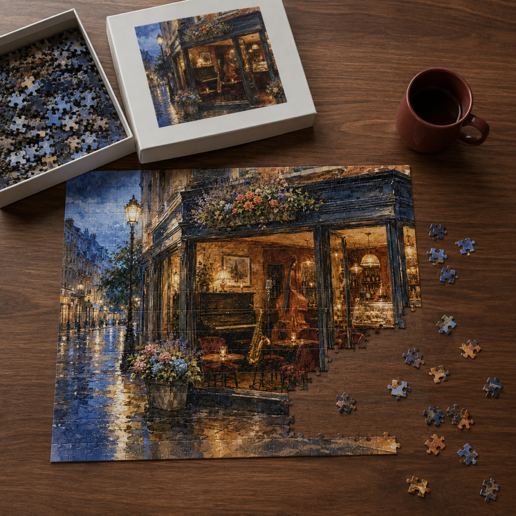 Rainy Jazz Café Puzzle