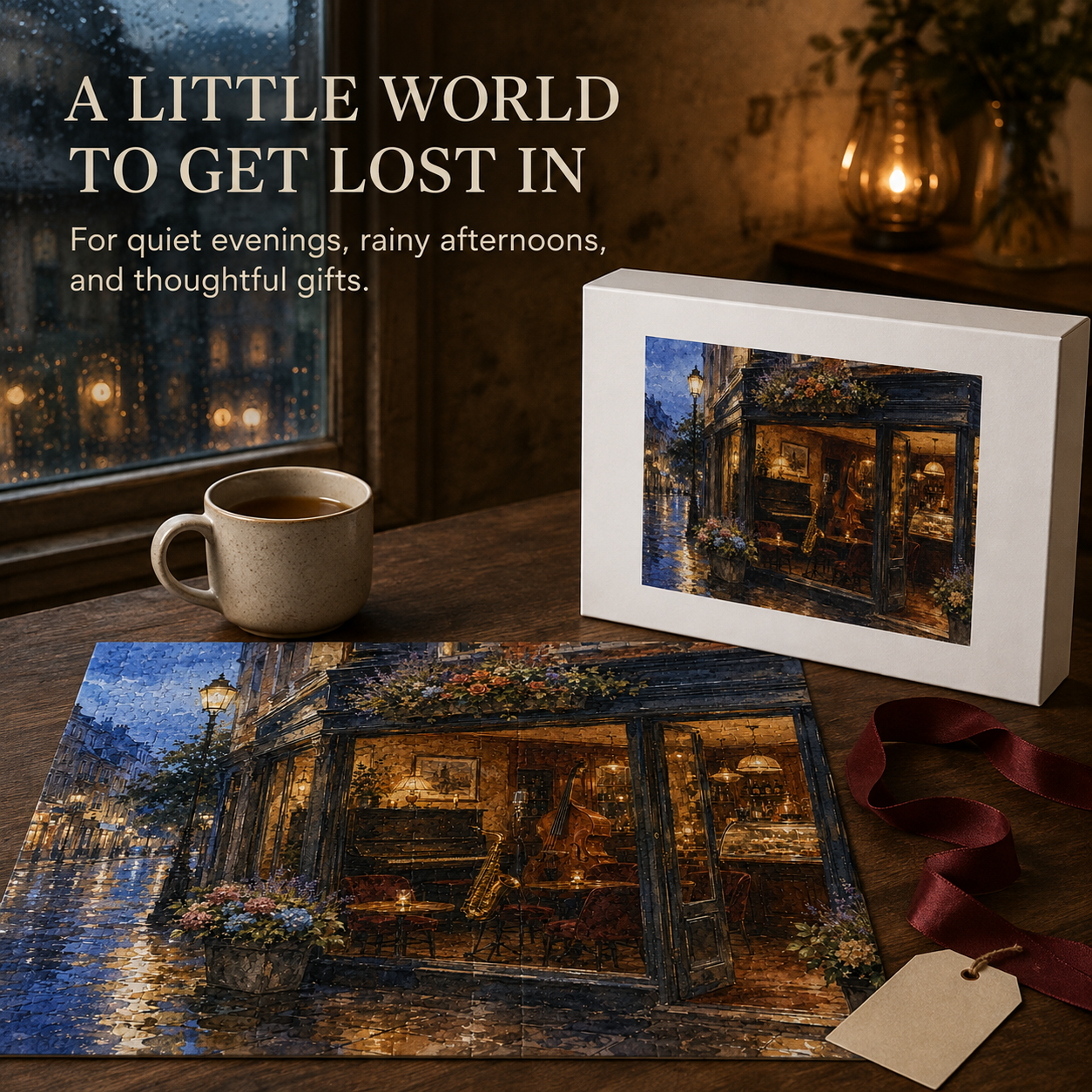 Rainy Jazz Café Puzzle - Image 3