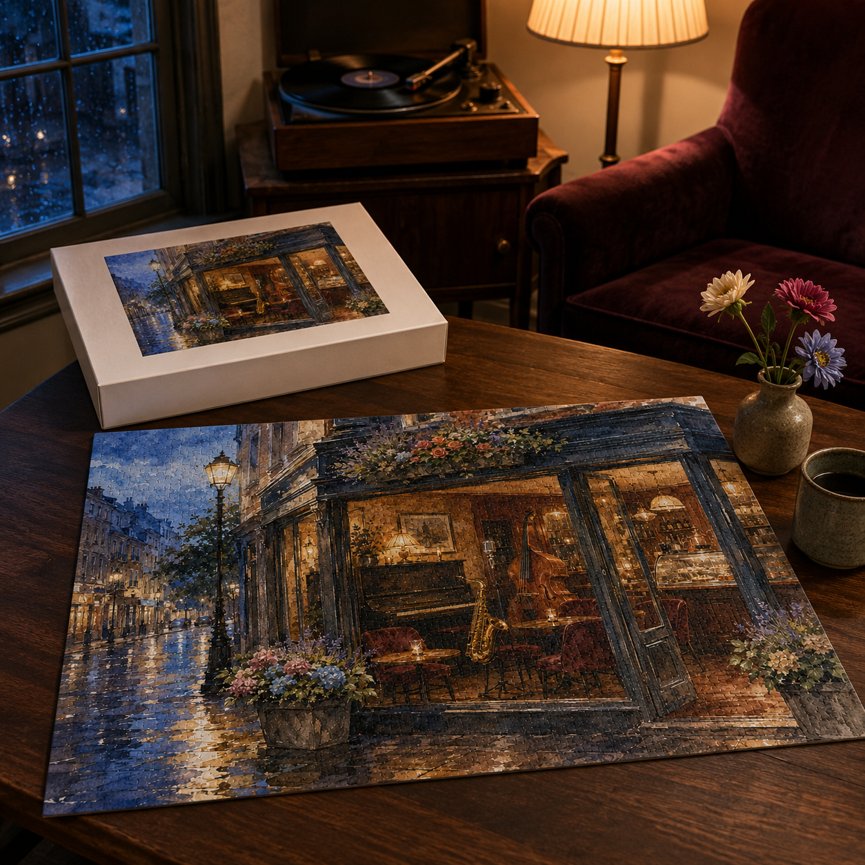 Rainy Jazz Café Puzzle - Image 4