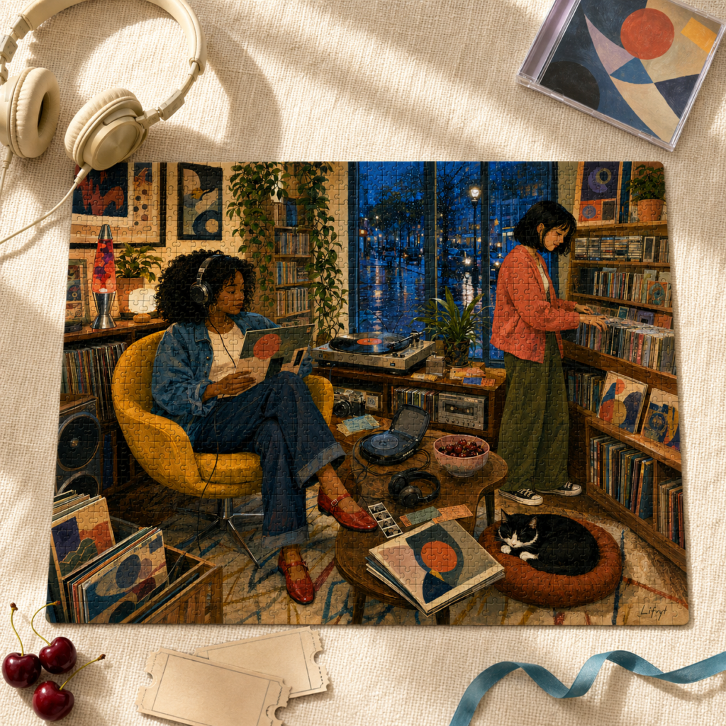 Cozy Record Shop Puzzle