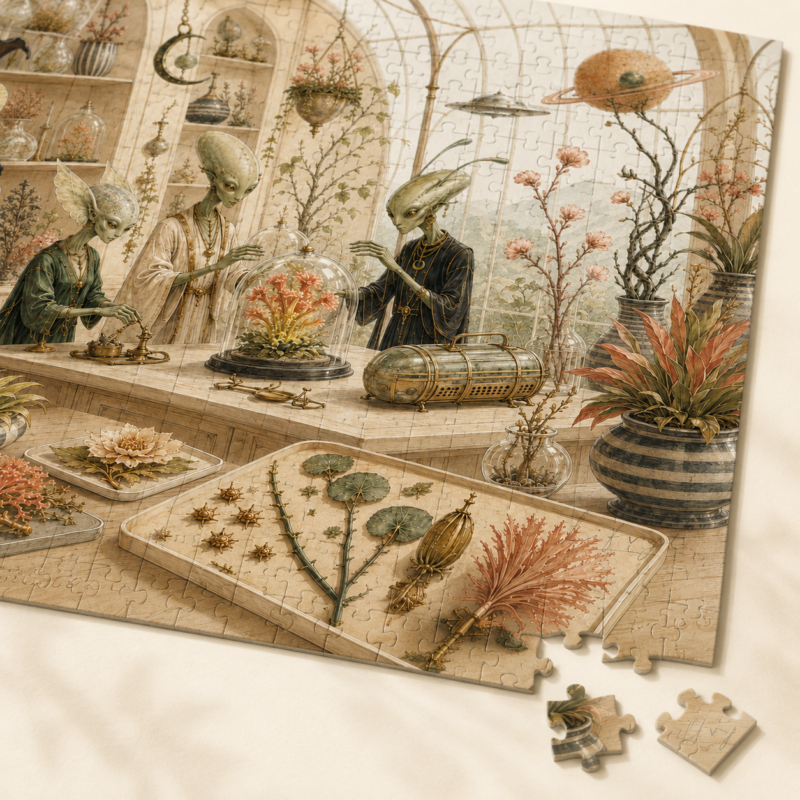 Alien Apothecary Puzzle