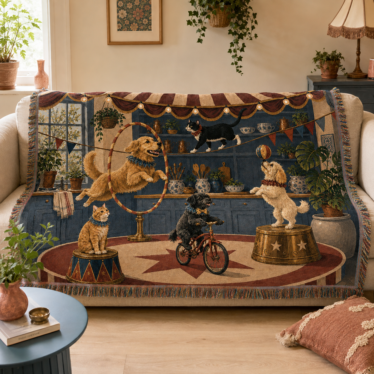 Kitchen Circus Woven Blanket - Image 2