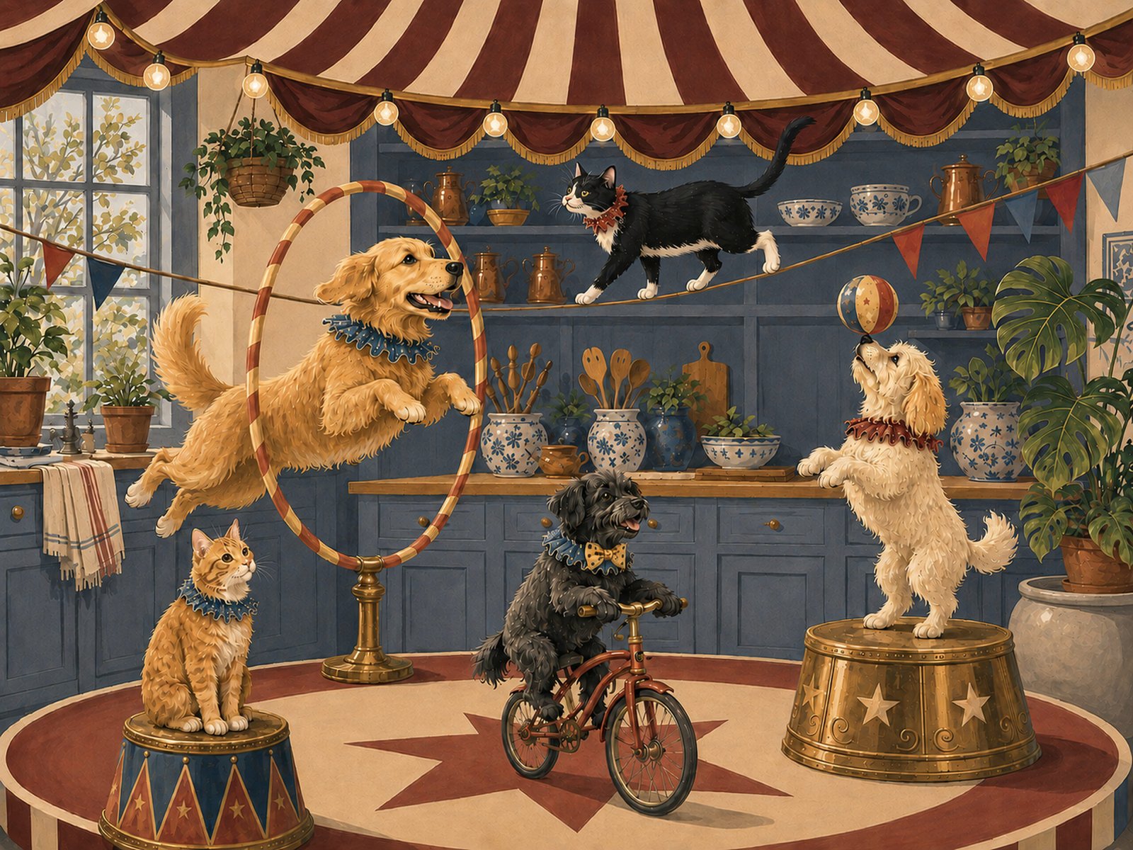 Kitchen Circus Woven Blanket - Image 4