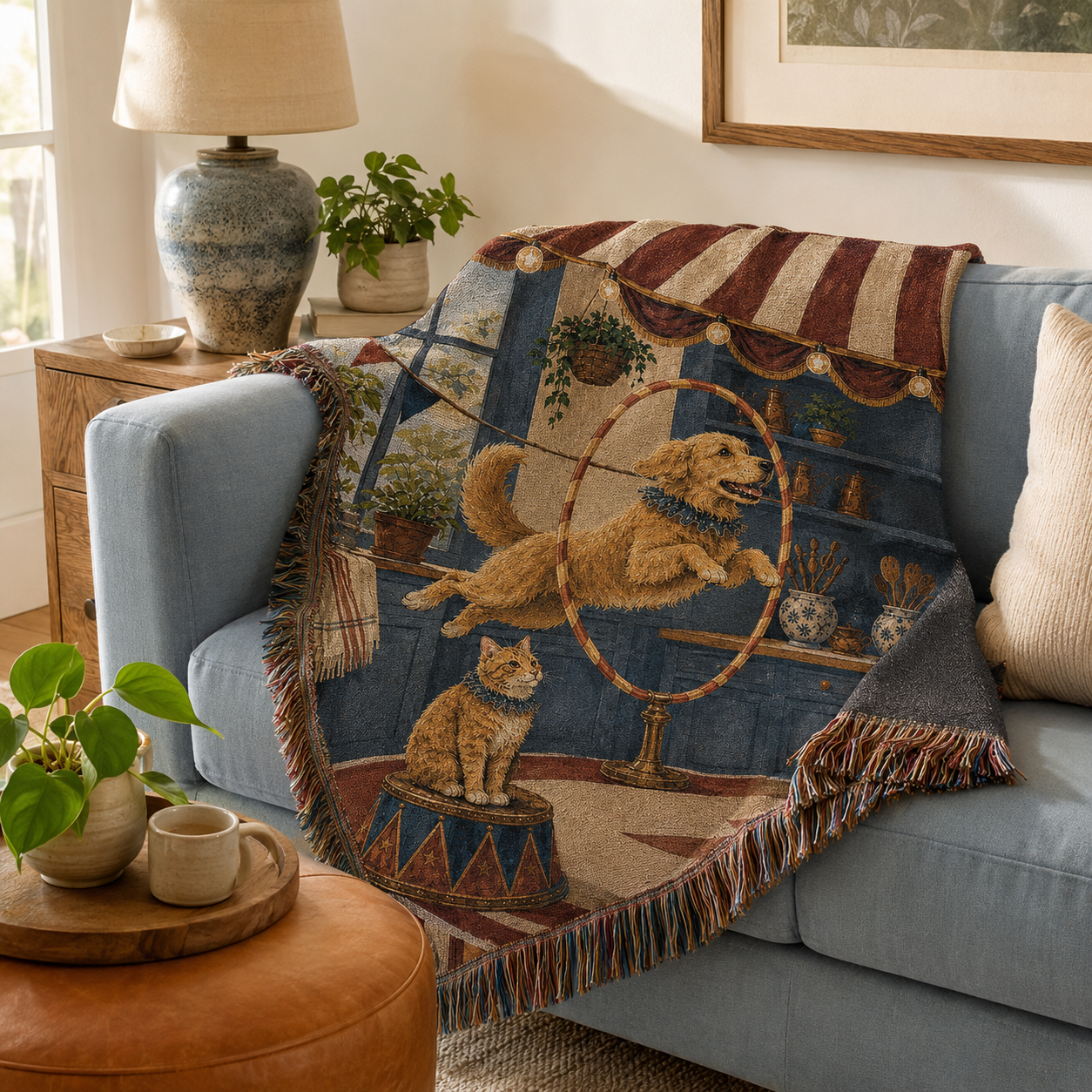 Kitchen Circus Woven Blanket - Image 5