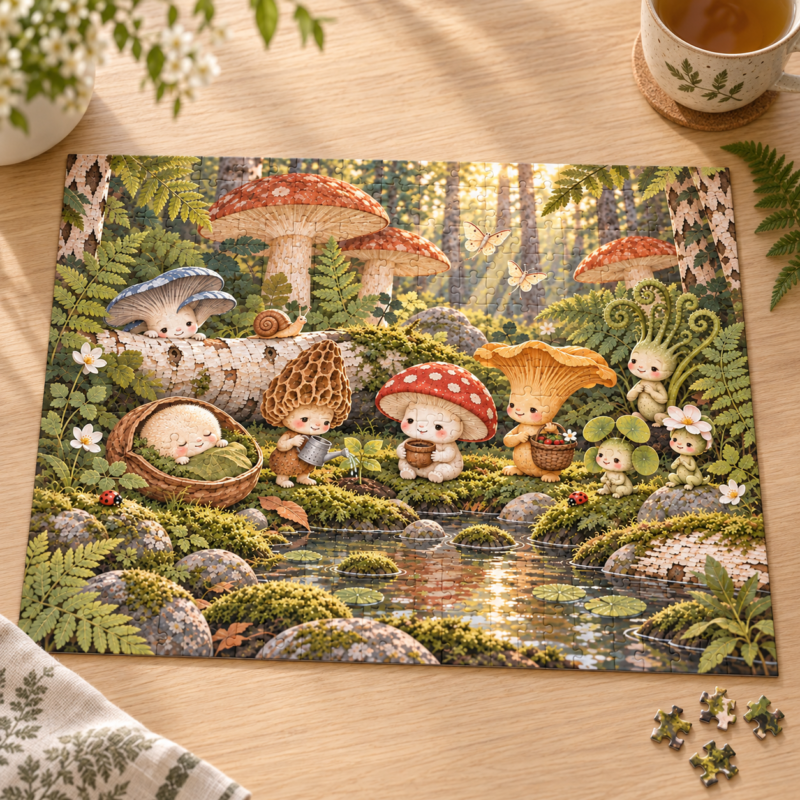 Mushroom Forest Puzzle
