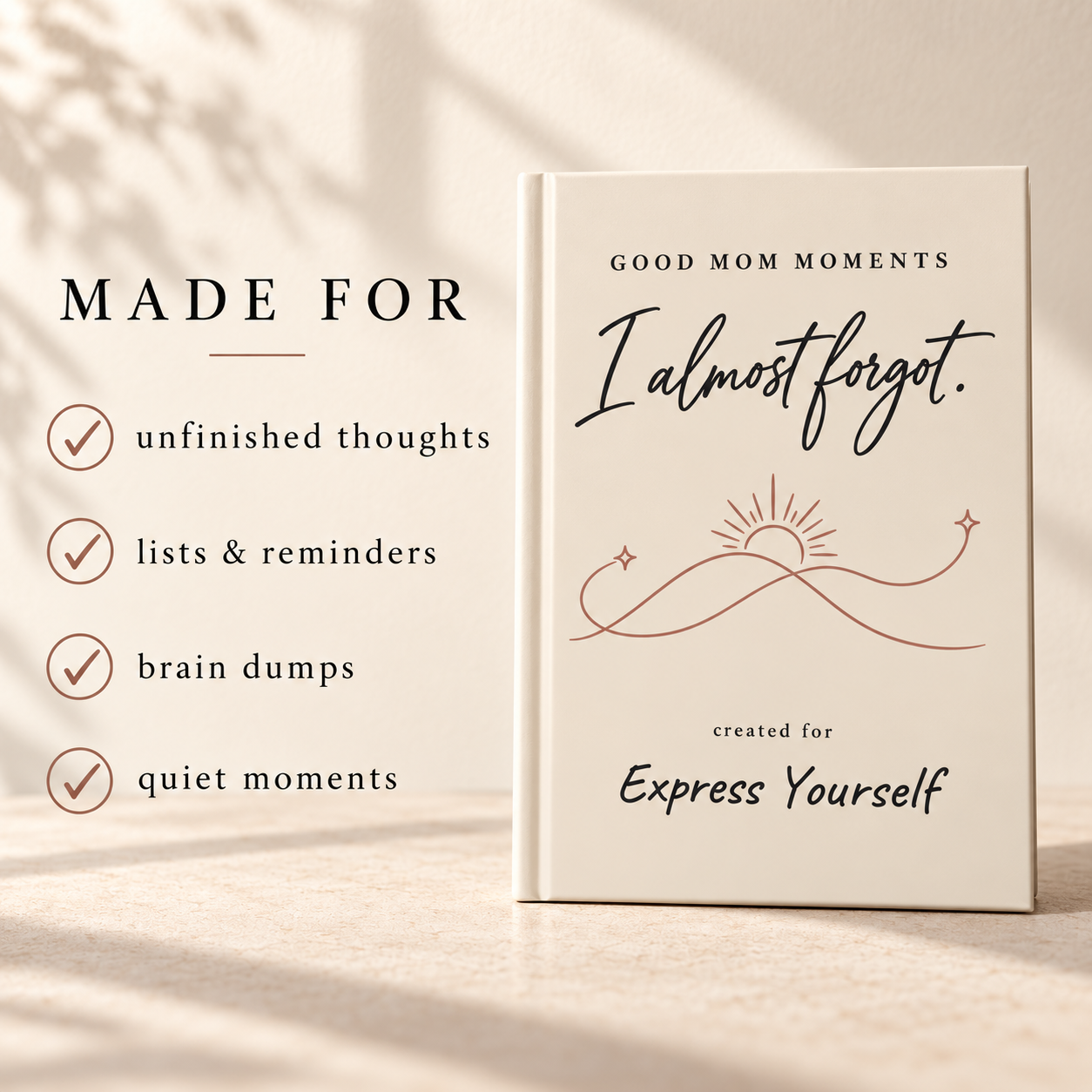 Personalized Mom Journal — Unfinished Thoughts - Image 2