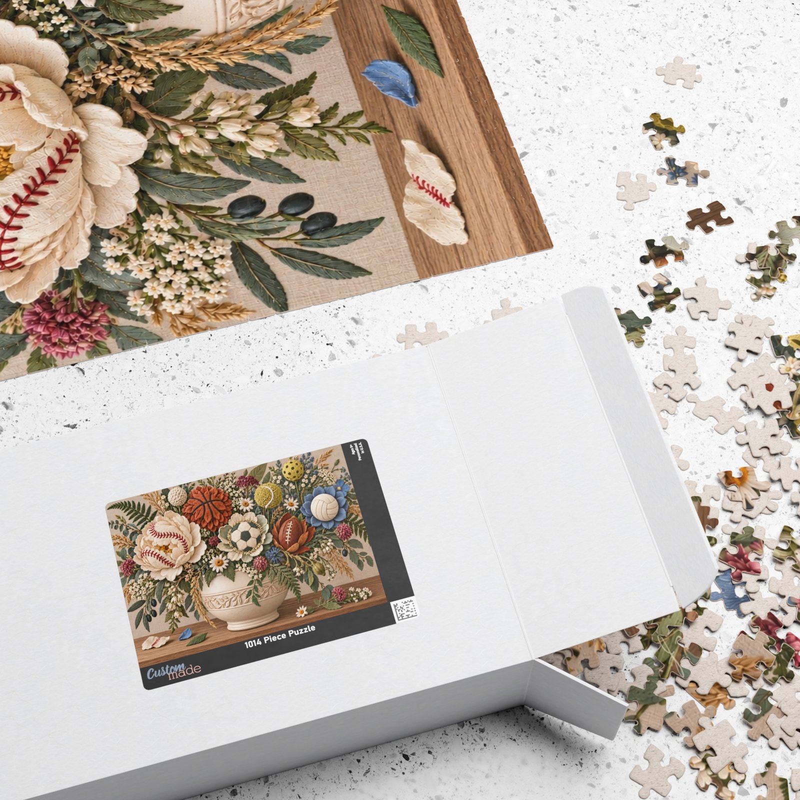 Floral Sports Bouquet Puzzle - Image 9