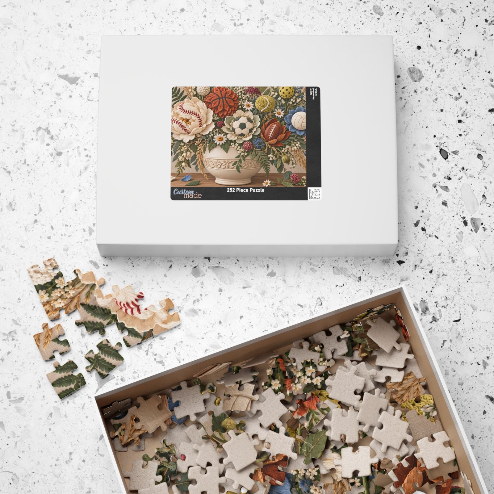 Floral Sports Bouquet Puzzle - Image 10
