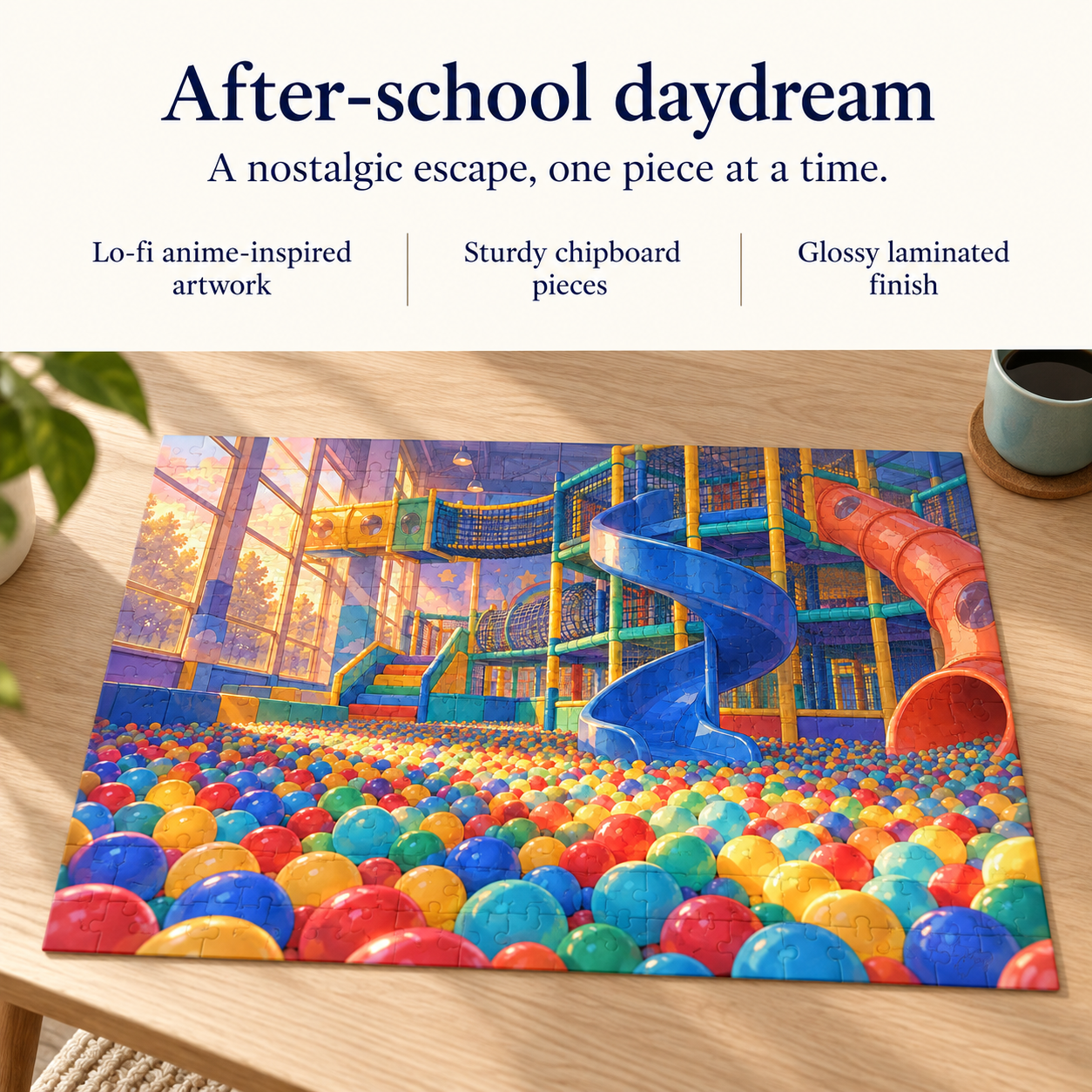 Ball pit after school daydream jigsaw puzzle colorful childhood nostalgia gift - Image 7