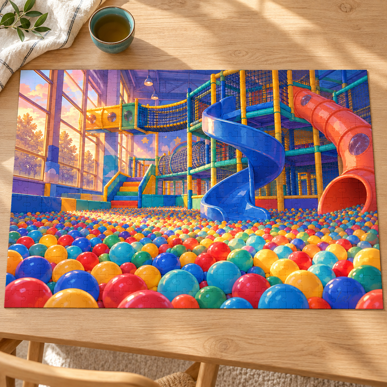 Ball pit after school daydream jigsaw puzzle colorful childhood nostalgia gift - Image 9
